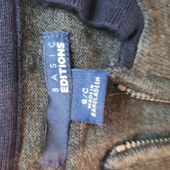 Basic Edition Light Zip Up Sweater - Picture 3 of 5